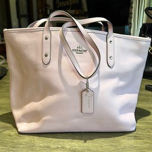 Pink Coach Tote